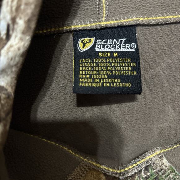 Scent Blocker RealTree Hoodie Mens‎ Sz M Camo Trinity Technology Pocket - Picture 6 of 9